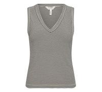 Jerseytop Gerade Passform French Oak and Navy Stripe white navy M