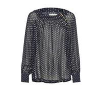 PART TWO Langarm-Bluse LajaPW 40, Dark Navy Dot 40