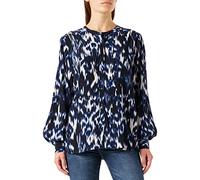 Part Two RyaPW SH Shirt, Dark Navy Ikat Print, 40 Women's