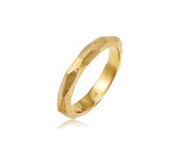 Partnerring ELLI PREMIUM "Ring Freundschaftsring Trauring Organic matt 925 Silber" Gr. 60, gold, Fingerringe, Damen, 60, Silber 925 (Sterlingsilber) (63316149-60) gold