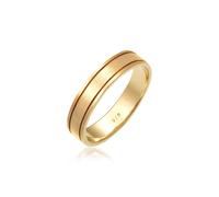 Partnerring ELLI PREMIUM "Ring Paarring Bandring Trauring Hochzeit Ehe 925 Silber" Gr. 52, gold, Fingerringe, Damen, 52, Silber 925 (Sterlingsilber) (85650626-52) gold