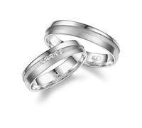 Partnerring MARRYA "Silber Ringe Trauringe Eheringe Partnerringe" Gr. 68, damen ring, silber, Fingerringe, Herren, 68, Silber 925 (Sterlingsilber) (55790512-68) damen ring, silber