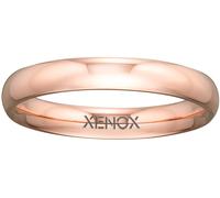 Partnerring XENOX "Xenox & Friends, X2305" Gr. 68, rosa (roségoldfarben), Fingerringe, 68, Edelstahl, 3mm, Partnerring, Edelstahl (576444-68)