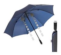 Partnerschirm EUROSCHIRM "birdiepal Automatic, marineblau", Damen, blau (marine), Bezug: 100% Polyester, uni, Regenschirme Partnerschirm, Regenschirm für Zwei, mit extra großem Dach, Automatik (593697