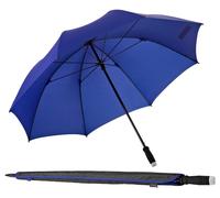 Partnerschirm EUROSCHIRM "birdiepal compact", Damen, blau, Bezug: 100% Polyamid, uni, Regenschirme Partnerschirm, Regenschirm für Zwei, mit extra großem Dach (545585-0)