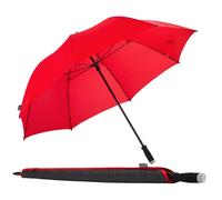 Partnerschirm EUROSCHIRM "birdiepal compact", Damen, rot, Bezug: 100% Polyamid, uni, Regenschirme Partnerschirm, Regenschirm für Zwei, mit extra großem Dach (33616452-0)