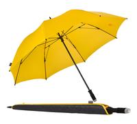 Partnerschirm EUROSCHIRM "birdiepal windflex", Damen, gelb, Bezug: 100% Polyamid, uni, Regenschirme Partnerschirm, Regenschirm für Zwei, mit extra großem Dach und Windflex-System (609225-0)