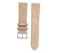 PartyKindom 20mm Verstellbares Uhrenarmband aus Beigem Rindsleder Modisches und Strapazierfähiges Armband für Herren und Damen als Praktisches Uhrenzubehör