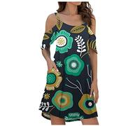 Partykleid Damen Frühlingsangebote Sexy Rückenfrei Minikleid Blumen Träger Strandkleid meine bestellungen anzeigen Vintage Ballkleid Kurzes A-Linie Cocktailkleid Ärmellos Bodycon Figurbetont Klei