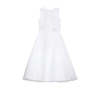 Partykleid DANAMADE "DANAMADE Dresses DLEWE", Mädchen, Gr. 152, EURO, weiß, Obermaterial: 100% Polyester. Futter: 100% Polyester, Kleider Partykleid (40655819-152) weiß