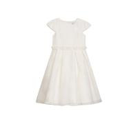 Partykleid DANAMADE "DANAMADE Dresses DMILLA", Mädchen, Gr. 128, EURO, weiß (ivory), Obermaterial: 70% Baumwolle, 30% Polyester. Futter: 100% Polyester, Kleider Partykleid (32720132-128) ivory