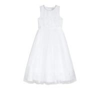 Partykleid DANAMADE "DANAMADE Dresses Mädchenkleid", Mädchen, Gr. 146, EURO, weiß, Obermaterial: 100% Polyester. Futter: 100% Polyester, Kleider Partykleid (16344315-146) weiß