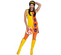 Partykleid Disco Hippiekleid Mottoparty 70er Jahre Kleid (36)