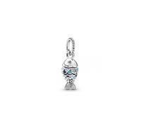 Pandora Fisch Mit Blauen Schuppen Charm-anhanger
