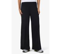 Noisy May Damen Pasa Weites Bein Hose Schwarz Schwarz XL