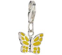 Pasionista Damen Charms Anhänger 925 Sterling Silber Schmetterling 604114