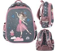 PASO PP23BA-565, Schulrucksack Ballet, Multicolor, 38 x 27 x 16 cm