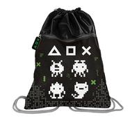PASO Premium Kinder Turnbeutel/Sportbeutel/Rucksack 43x34 cm (Gaming I)