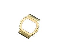 Passend for Casio 3229 DW5600 Mod Kit for GSHOCK Small Block GW5610 DW-5600 GW-B5600 Metallarmband + Gehäuse Präzisionsstahl einfach einfarbig Sex(Gold watch case,GW-B5600mm)