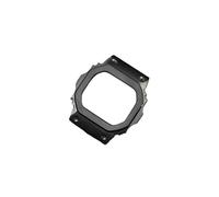 Passend for Casio 3229 DW5600 Mod Kit for GSHOCK Small Block GW5610 DW-5600 GW-B5600 Metallarmband + Gehäuse Präzisionsstahl einfach einfarbig Sex(Black watch case,DW-5600mm)