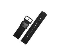Passend for Casio PRG-600YB PRG-650 PRW-6600 GA2000, Nylonarmband, wasserdichtes Armbanduhrenarmband, Nylon-Uhrenarmband, längeres Armband, 24 mm(Black black clasp)