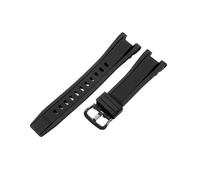 Passend for G-SHOCK Silikonharz Schwarzes Uhrenarmband Passend for Casio Heart Of Steel GST-W300G S130 B100 Atmungsaktives weiches Armband(Black-Black-K5)