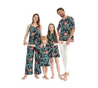 Passend für Familie, Hawaii, Luau, Herren, Damen, Mädchen, Jungen, Kleidung in blühender Lilie, Meerjungfrau für Damen, Groß