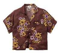 Passenger Damen Kurzarmhemd Arden Short Sleeve Shirt Eco Vero Schwarz S