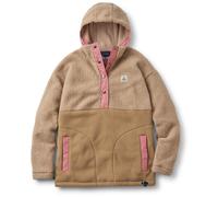 Passenger Damen Fleecepullover Calla Hooded Recycled Polar-Lined Fleece Beige S