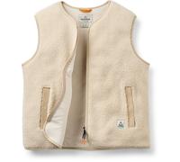 Passenger Damen Tawny Collarless Deep-Pile Sherpa Weste (Größe L, beige)