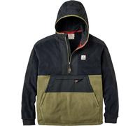 Passenger Herren Fleecepullover 1/2 Zip Woodland 2.0 Recycled Polar Fleece Schwarz L