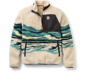 Passenger Herren Offroad 2.0 Sherpa 1/2 Zip Fleece Jacke (Größe L, beige)