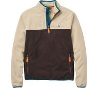 Passenger Herren Set Off Polar 1/4 Zip Pullover (Größe XL, braun)