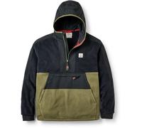 Passenger Herren Fleecepullover 1/2 Zip Woodland 2.0 Recycled Polar Fleece Schwarz M