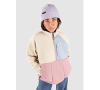 Passenger Home 2.0 Recycled Sherpa Half-Zip Fleece Pullover oatmeal / pink haze Damen Gr. XS