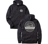 Passenger - Kapuzen-Sweatshirt aus Bio-Baumwolle - Odyssey Organic Cotton Hoodie Black für Herren aus Baumwolle - Größe S - schwarz schwarz S