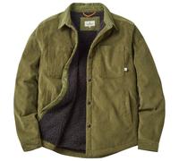 Passenger - Kodiak 2.0 Sherpa Lined Cord Overshirt - Hemd, Gr. M, oliv (Khaki)