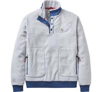 Passenger - Recyceltes Fleece mit Knopf-Kragen - Take It Easy Polar Fleece Grey Marl für Herren - Größe M - Grau Grau M