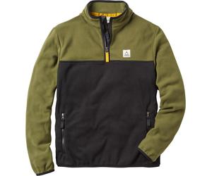 Passenger - Recyceltes Fleece mit Kragen und Reißverschluss - Set Off Recycled Polar 1/4 Zip Fleece Khaki für Herren - Größe L Khaki L