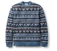 Passenger - Stoked Knitted Jumper - Pullover, Gr. L, grau/blau (FadedDenimMulti)