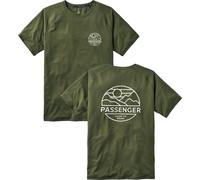 Passenger - T-Shirt aus recyceltem Polyester - Sedona Recycled Active T-Shirt Khaki für Herren aus Baumwolle - Größe L Khaki L