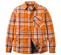 Passenger - Taranaki Quilted Overshirt - Freizeitjacke, Gr. L, orange (RetroOrangeCheck)