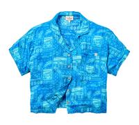 Passenger - Women's Arden S/S Shirt Eco Vero - Bluse, Gr. XS, blau (PatchworkMarineBlue)