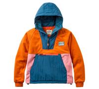 Passenger - Women's Bryni Recycled Hooded Polar Fleece - Fleecepullover, Gr. M, bunt (DarkDenim/SunsetOrange)