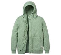 Passenger - Women's Clementine Recy. Quilted Popper Up Hoodie - Hoodie, Gr. M, grün (Pistachio)