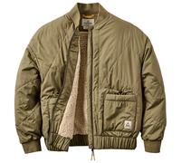 Passenger - Women's Lucia Sherpa Lined Bomber Jacket - Freizeitjacke, Gr. L, beige (DustyOlive)