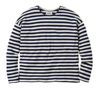 Passenger - Women's Panorama Striped L/S T-Shirt - Longsleeve, Gr. L, grau (DeepNavy)