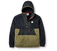 Passenger - Woodland 2.0 Hooded 1/2 Zip Recycled Polar Fleece - Fleecejacke, Gr. XXL, schwarz (Black/Khaki)