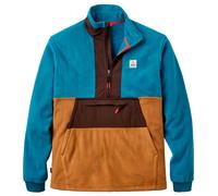 Passenger - Woodland Hoodless 1/2 Zip Recycled Polartec Fleece - Fleecepullover, Gr. L, bunt (Caramel/BlueSteel)