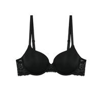 Halbschalen-BH PASSIONATA "NINA", Damen, Gr. 85, Cup D, schwarz, Obermaterial: 90% Polyamid, 10% Elasthan, BHs, mit Spitzendetails (24335250-85) schwarz
